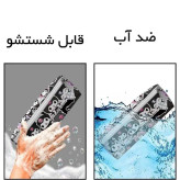 جامدادی سه زیپ چرم مصنوعی کرومی