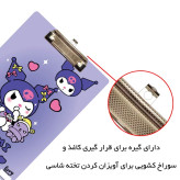 تخته شاسی کرومی سایز A4 گیره فلزی